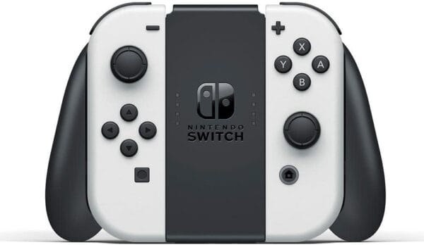 Nintendo Switch OLED Branco, 64GB, Tela 7", Bateria até 9h, Porta LAN, Áudio Aprimorado, Joy-Con com Suporte. - Imagem 7
