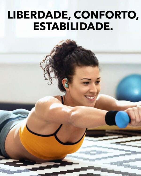 Soundcore Sport X20 da Anker: Fone de Ouvido Sem Fio para Treinos com Ganchos Ajustáveis, Cancelamento de Ruído e 48H de Bateria - Imagem 5
