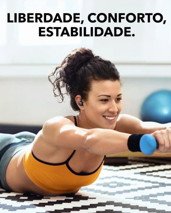 Soundcore Sport X20 da Anker: Fone de Ouvido Sem Fio para Treinos com Ganchos Ajustáveis, Cancelamento de Ruído e 48H de Bateria - Imagem 4