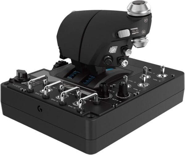Controlador de Simulação RGB com Manete e Acelerador X56 H.O.T.A.S. - Imagem 5